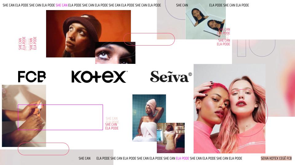 Capa de Projeto com a Ce.Gê para Kotex