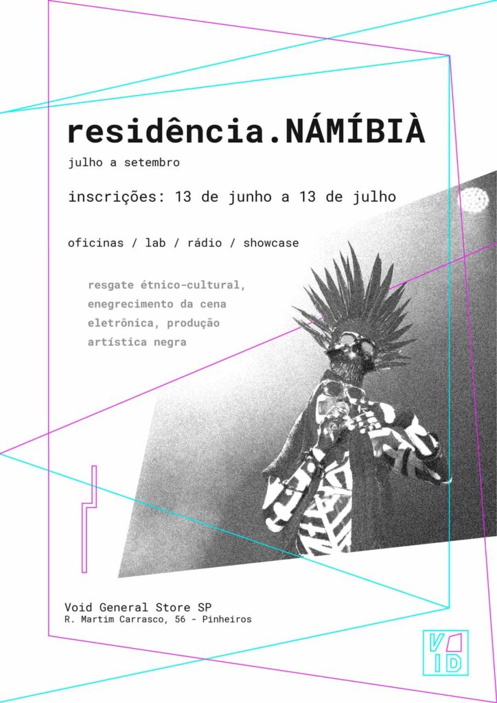 Cartaz residência Namibia